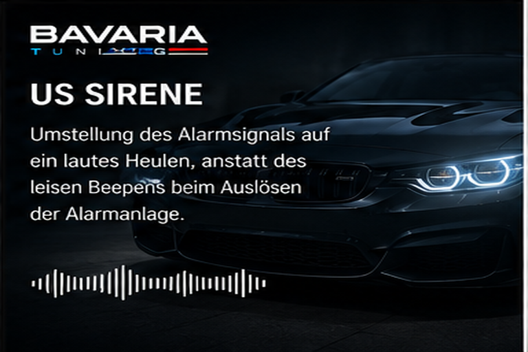 BMW US Sirene Codierung