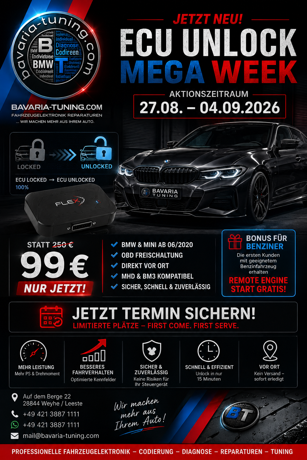 Bavaria Tuning ECU Unlock Mega Week